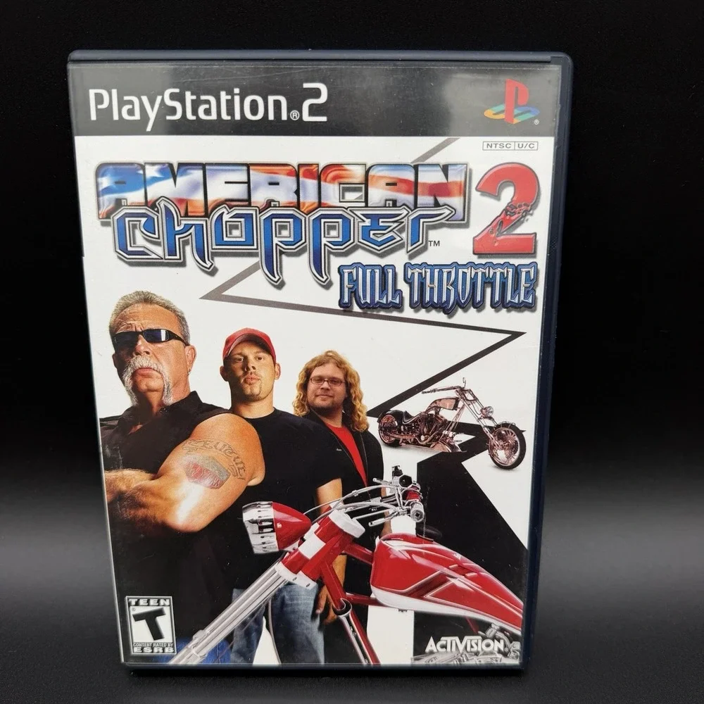 American Chopper 2: Full Throttle Sony PlayStation 2, 2005 PS2 Untested Complete